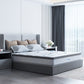 Cosseted Bed & Mattress Package with 25cm Mattress - Black & Wood Queen