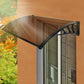 Mountview Window Door Awning Outdoor 1M x 1.5M Brown 1x1.5M