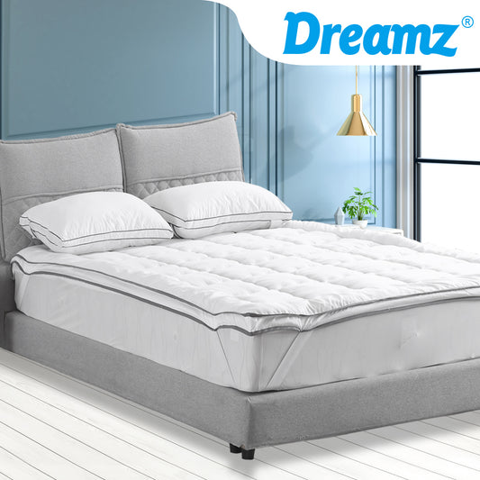 DOUBLE Bedding Luxury Pillowtop Mattress - White