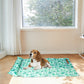 MEDIUM Dog Beds Pet Cooling Mat Gel Non-Toxic - Green