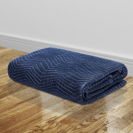 Wintress Throw Soft Blanket Moving Blanket Furniture - Blue