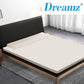 QUEEN 7cm Memory Foam Bed Mattress - White