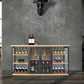 Bar Cabinet Buffet Sideboard - Oak