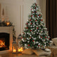 7ft 2.1m 1400 Branches Snow Flocked Christmas Tree
