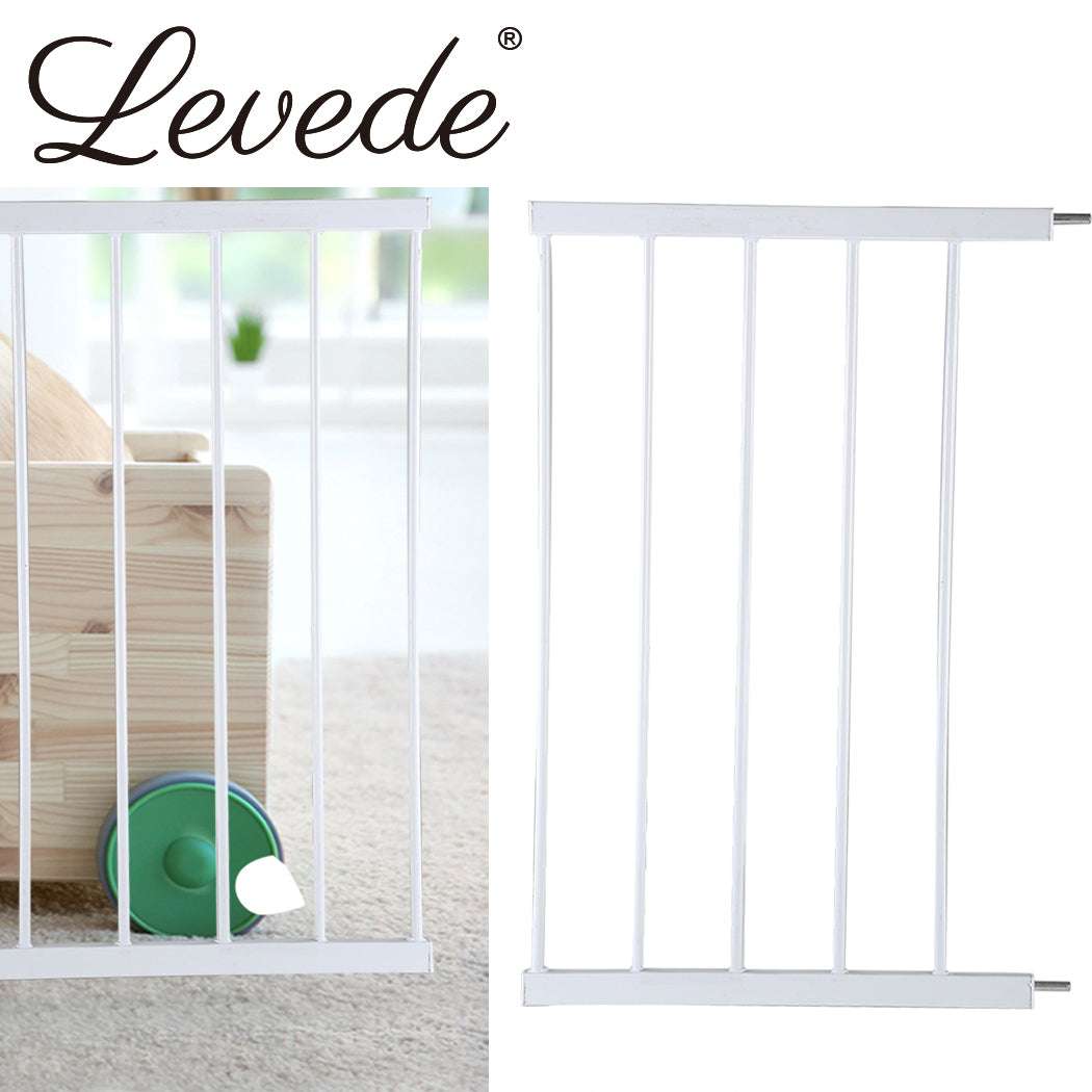 Baby Kids Safety Security Gate Stair Barrier Doors Extension Panels 45cm White