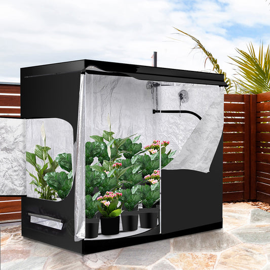 Garden Hydroponics Grow Room Tent Reflective Aluminum Oxford Cloth 140x140cm