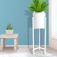 Plant Stand Garden Planter Metal Flower Pot Rack Corner Shelving Indoor Outdoor Large White