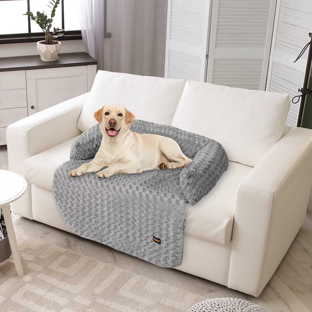 Dog Couch Protector Furniture Sofa Cover Cushion Washable Removable Cover Medium - Grey Medium