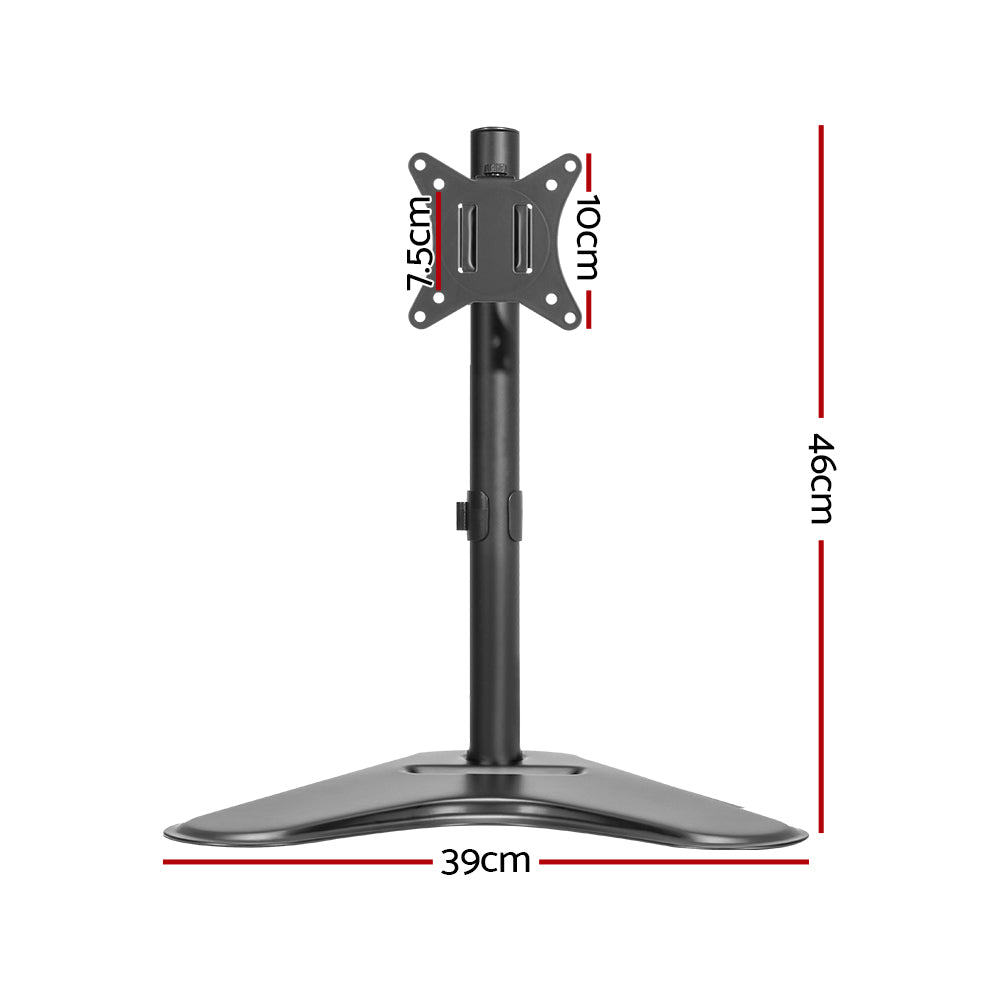 Monitor Arm Stand Single Black