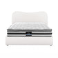 Quartz Bed & Mattress Package with 21cm Mattress Boucle Bed Frame - Beige Double