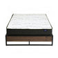Bronzite Bed & Mattress Package with 16cm Mattress - Black Double