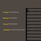 Bronzite Bed & Mattress Package with 16cm Mattress - Black Double