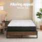 Bronzite Bed & Mattress Package with 16cm Mattress - Black Double