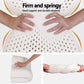 Leontine 34cm 5-Zone Euro Top Pocket Spring Mattress with 2 Natural Latex Contour Pillows - Queen