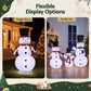 3-Pieces Christmas Lights 330 LED Fairy Light Snowman Decorations
