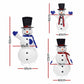 3-Pieces Christmas Lights 330 LED Fairy Light Snowman Decorations