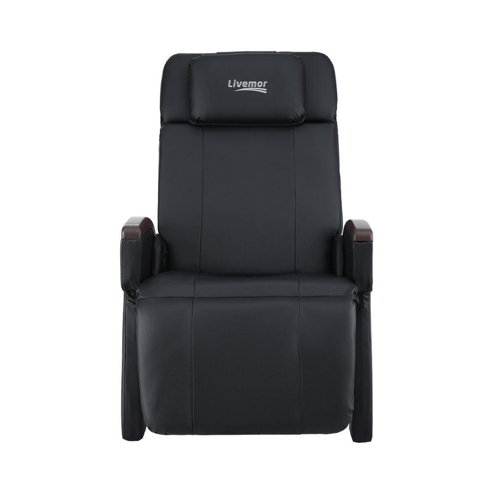 Aiden Massage Chair Electric Recliner Home Massager - Black