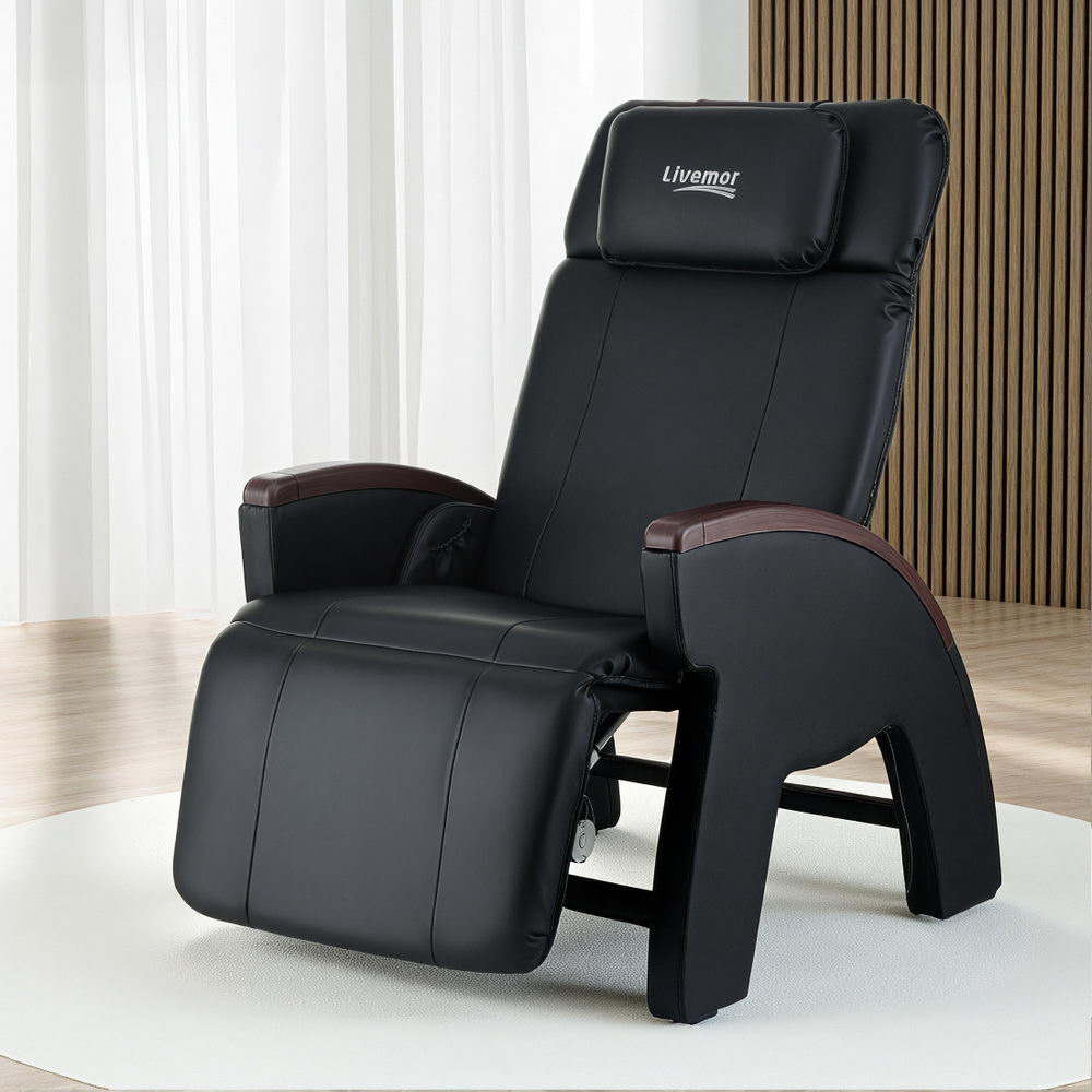 Aiden Massage Chair Electric Recliner Home Massager - Black