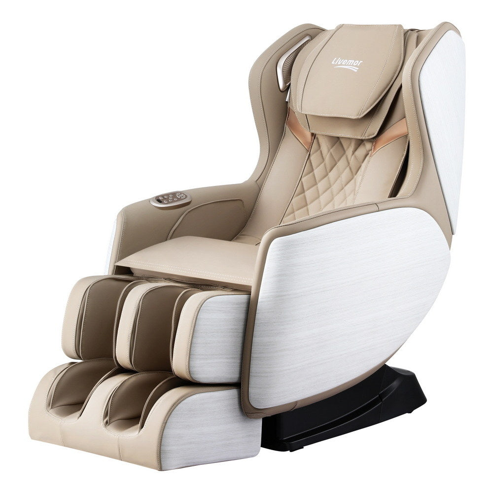 Noam Massage Chair Electric Recliner Home Massager 3D - White