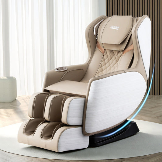 Noam Massage Chair Electric Recliner Home Massager 3D - White