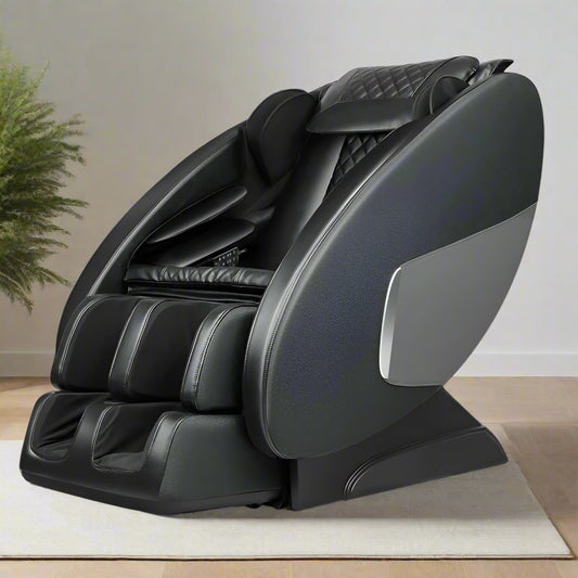 Zephyr Electric Massage Chair Recliner Shiatsu Zero Gravity Heating Massager - Black