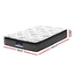 Zaire 24cm Thick Pillow Top Spring Mattress - Single