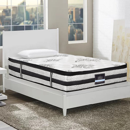 Saturn Bed & Mattress Package - Grey Single