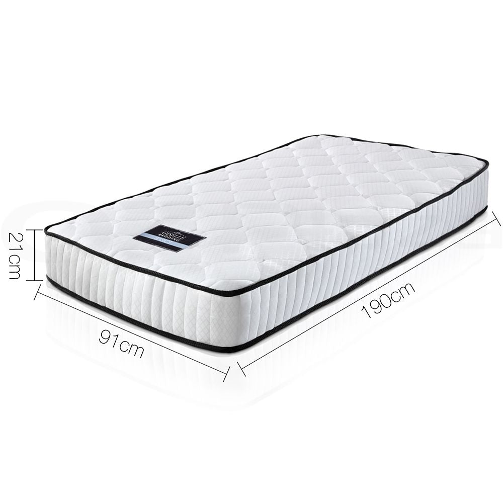 Brooklyn 21cm Thick Pocket Spring Mattress - Single