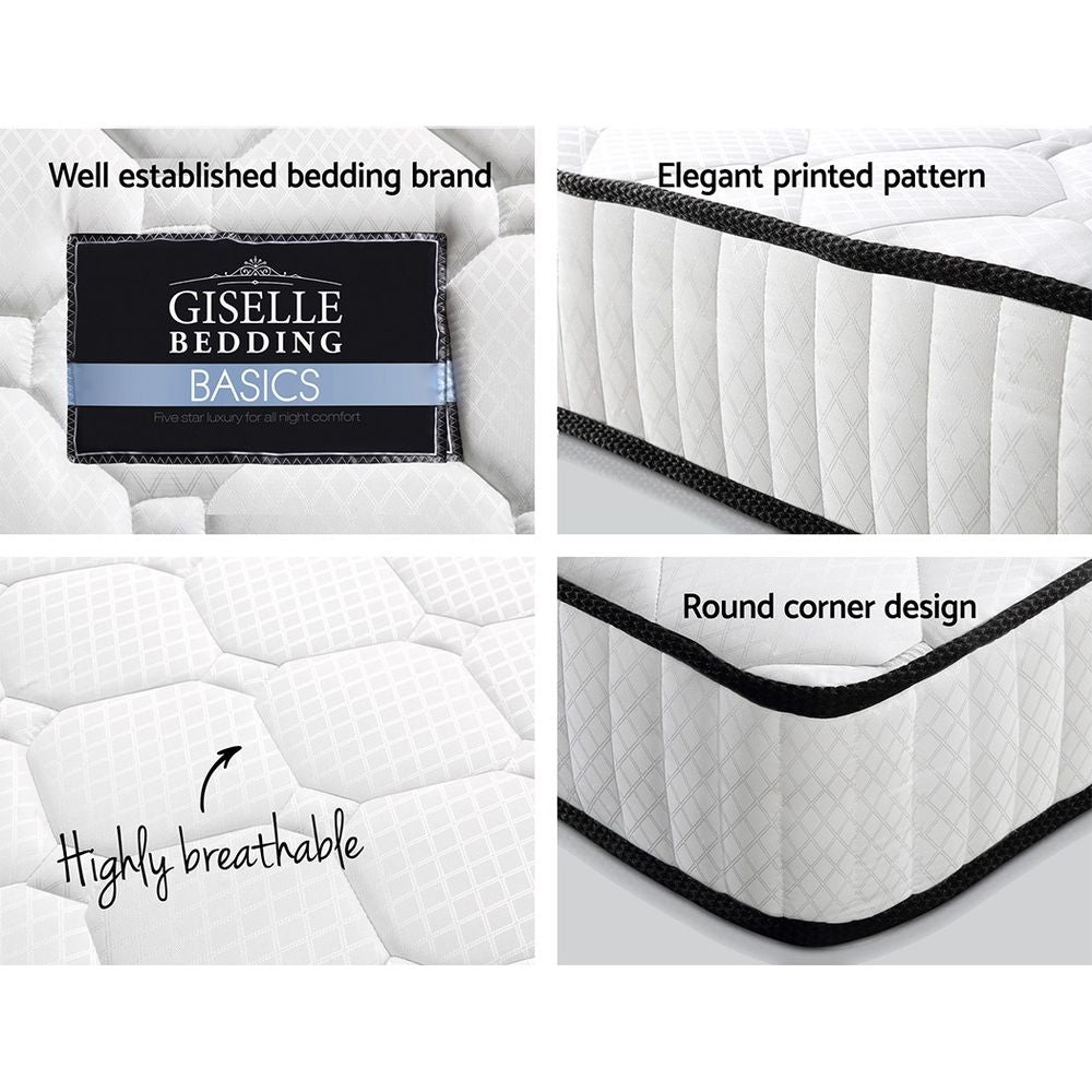 Brooklyn 21cm Thick Pocket Spring Mattress - Single