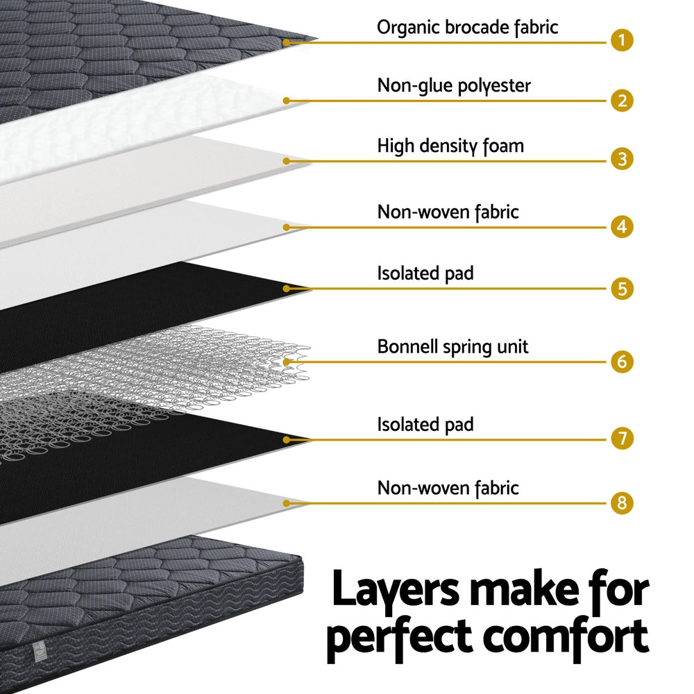 Corwin 16cm Tight Top Bonnell Spring Mattress - King Single
