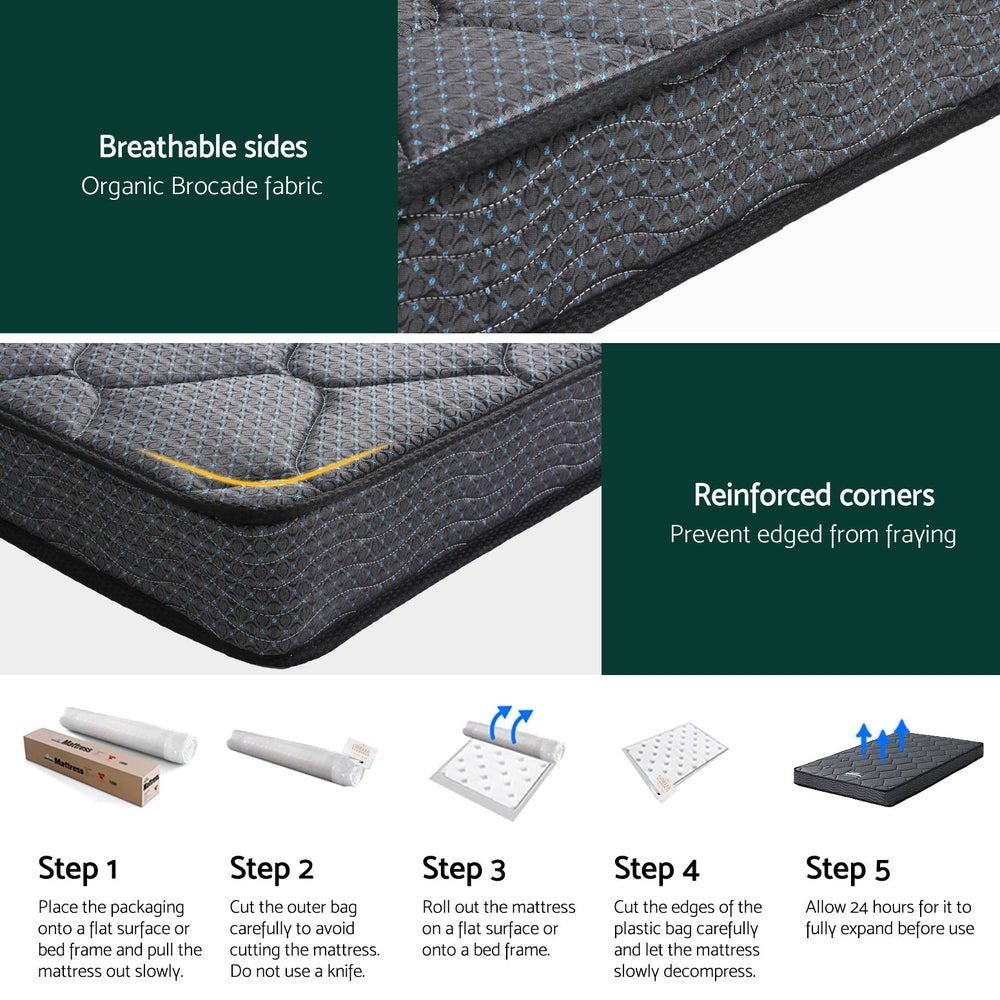 Corwin 16cm Tight Top Bonnell Spring Mattress - King Single