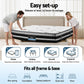 Jean 35cm Mattress in a Box Pocket Spring Gel Memory Foam - Double