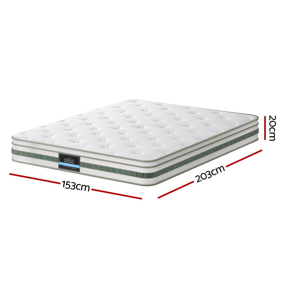 Vanya 20cm Mattress Green Tea Mattresses - Queen