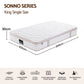 Cosima 30cm Spring Mattress Tencel Cover 5-Zone Euro Top Firm Back Support - King Single