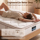Cosima 30cm Spring Mattress Tencel Cover 5-Zone Euro Top Firm Back Support - King Single