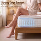 Cosima 30cm Spring Mattress Tencel Cover 5-Zone Euro Top Firm Back Support - King Single
