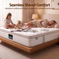 Cosima 30cm Spring Mattress Tencel Cover 5-Zone Euro Top Firm Back Support - Queen