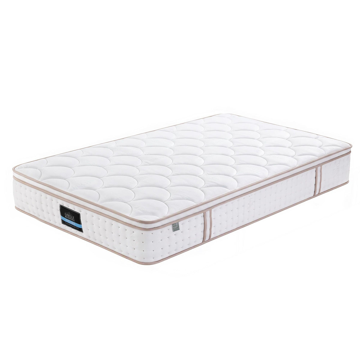 Cosima 30cm Spring Mattress Tencel Cover 5-Zone Euro Top Firm Back Support - Single