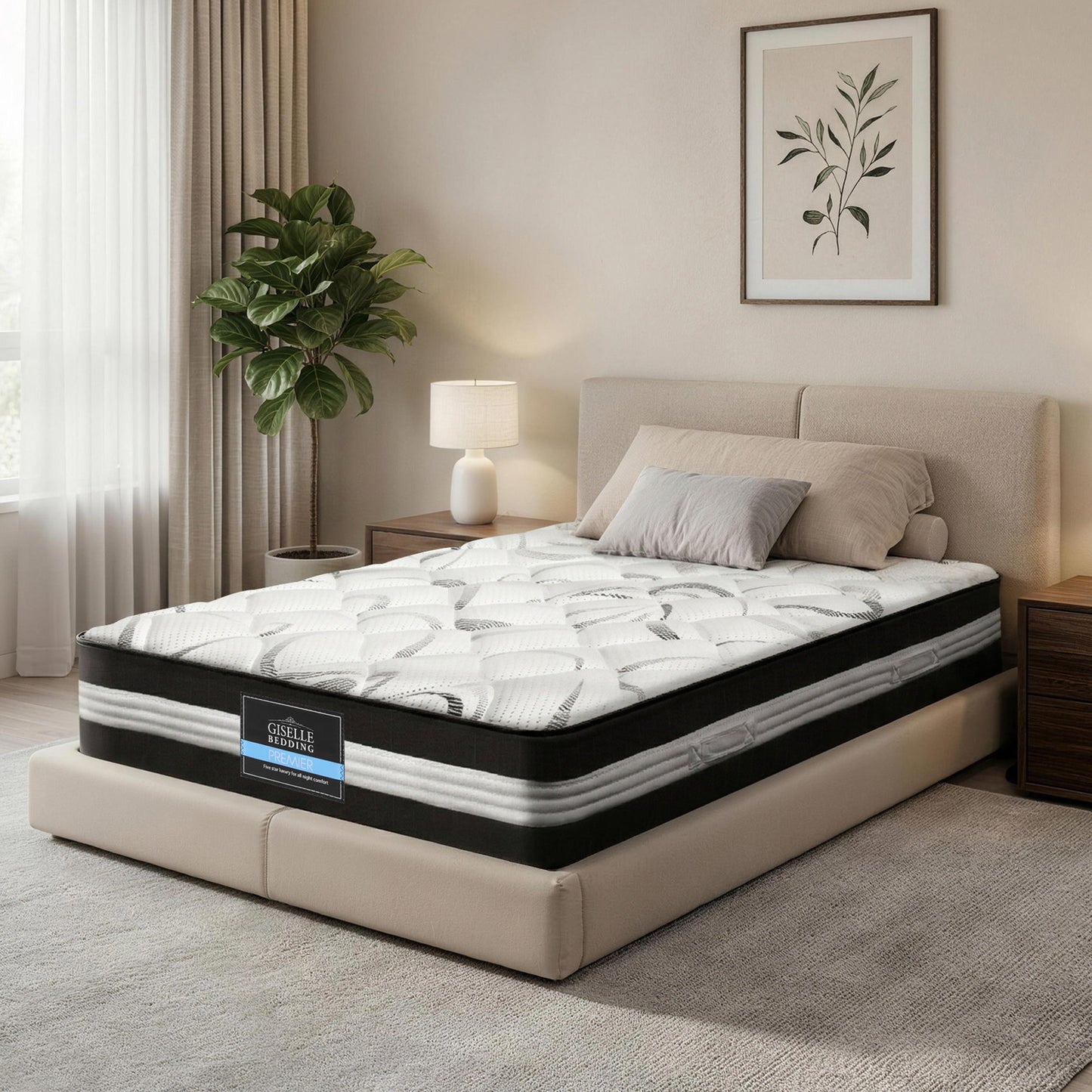 Messina 30cm Mattress Medium Firm - King Single