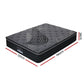 Pearl Bed & Mattress Package with 34cm Black Mattress - White Double