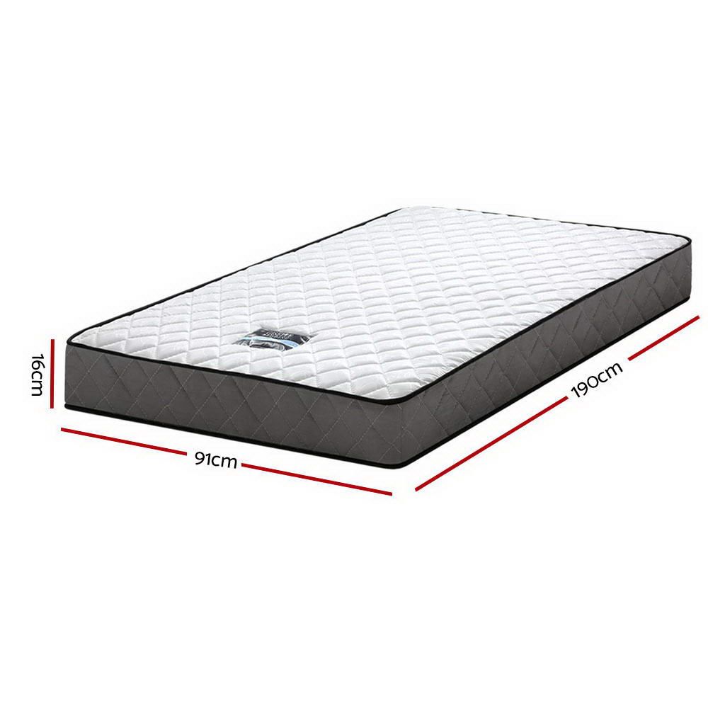 Russell 16cm Thick Spring Mattress - Single