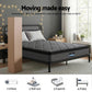 Zarek 25cm Mattress Pocket Spring Latex Euro Top Medium Firm - Double