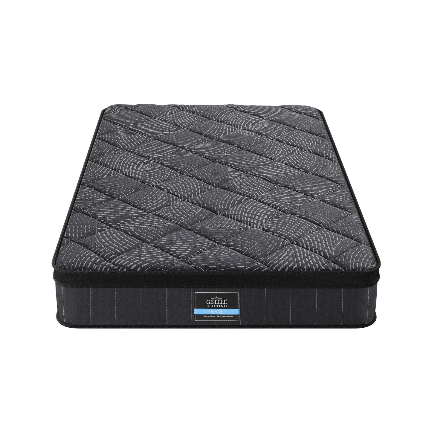Zarek 25cm Mattress Pocket Spring Latex Euro Top Medium Firm - King Single