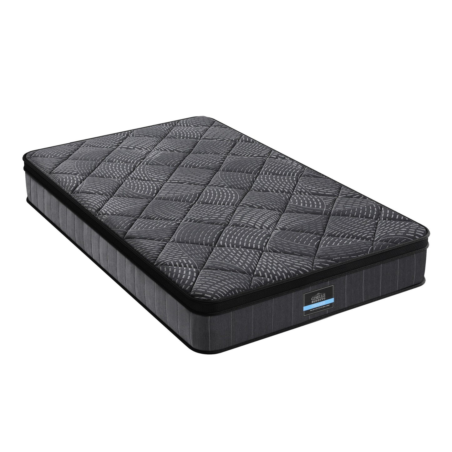 Zarek 25cm Mattress Pocket Spring Latex Euro Top Medium Firm - Single
