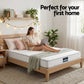 Naelis 20cm Mattress with Reinforced Edge Support Egg-Crate Foam - Double