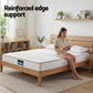 Naelis 20cm Mattress with Reinforced Edge Support Egg-Crate Foam - Double