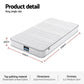 Naelis 20cm Mattress with Reinforced Edge Support Egg-Crate Foam - King Single
