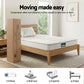 Naelis 20cm Mattress with Reinforced Edge Support Egg-Crate Foam - King Single
