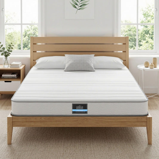Naelis 20cm Mattress with Reinforced Edge Support Egg-Crate Foam - Queen