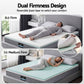 Lunara 23cm Mattress Pocket Spring Mattress with Adjustable Firmness Reversible Foam Layer for Medium Firm & Firm Support Motion Isolationroom - Double